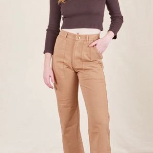 NWT BIG BUD PRESS Work Pants Tan Beige Khaki SIZE XS